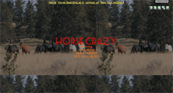 Desktop Screenshot of horsecrazy.biz