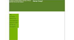 Desktop Screenshot of horsecrazy.net
